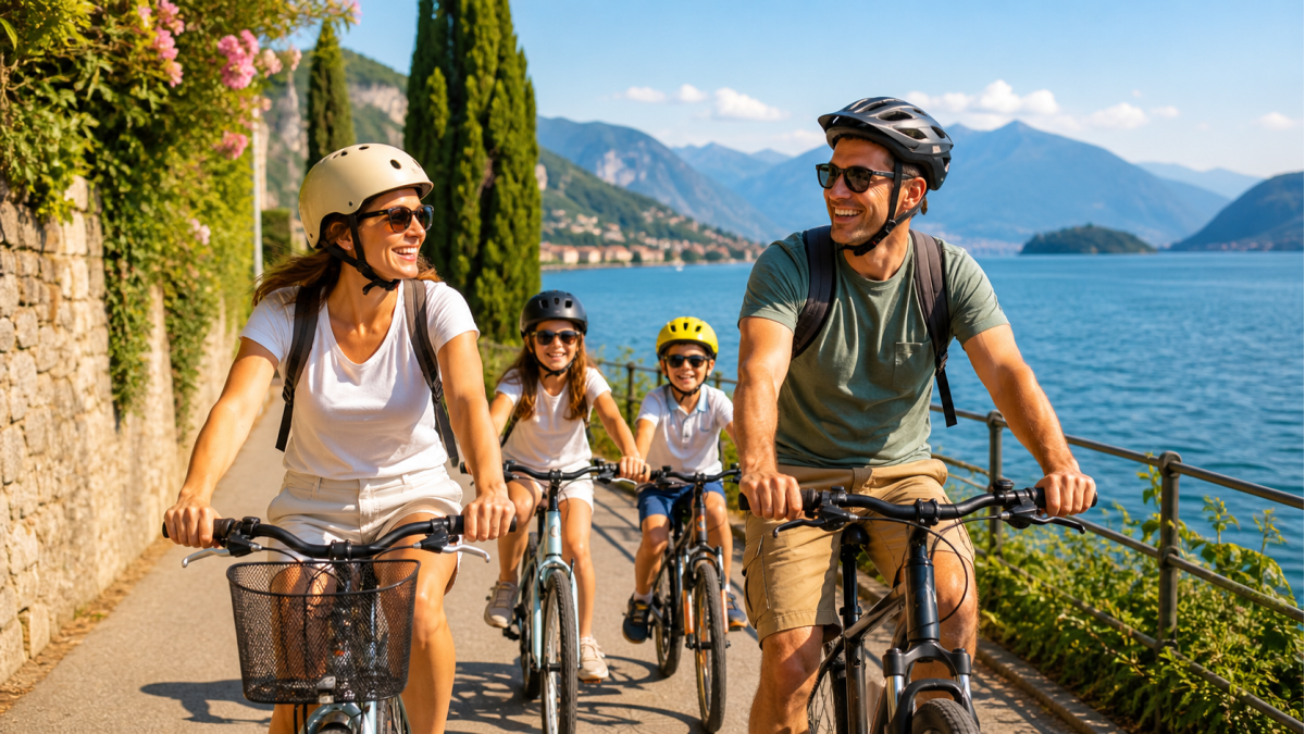 ebike al Camping del Sole Village - Iseo